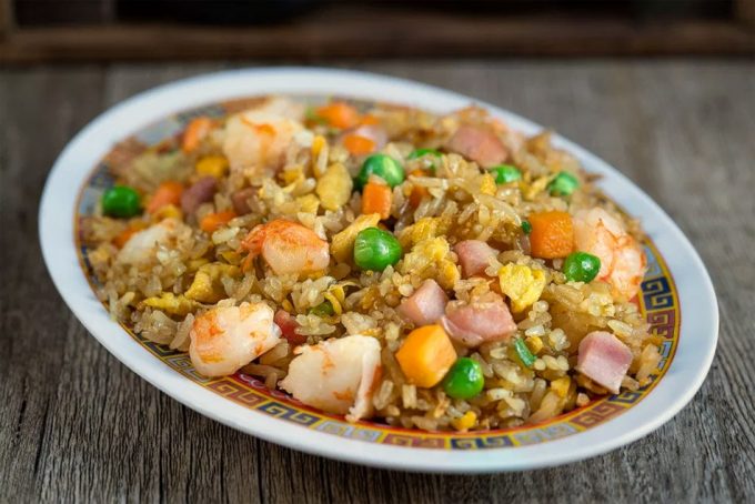 Arroz Frito Chino con dientes de Dragón 8