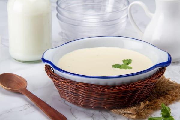 Salsa Alfredo con leche 38