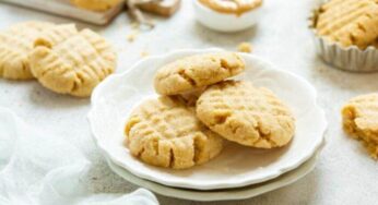 Galletas de azúcar con mantequilla de maní