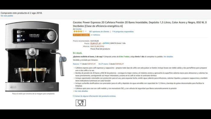 Cafetera Express Rebajas
