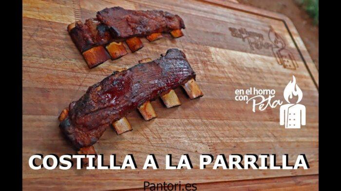Costillas Barbacoa Horno Papel Aluminio