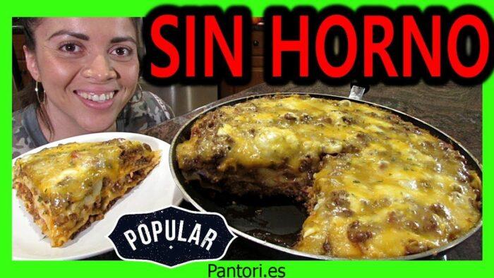 Lasaña Sin Horno