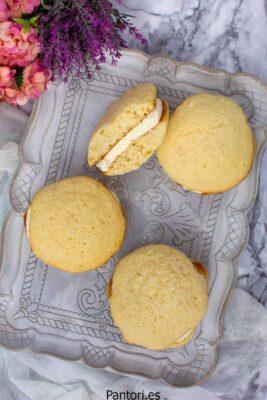 Receta de pastel de vainilla Whoopie