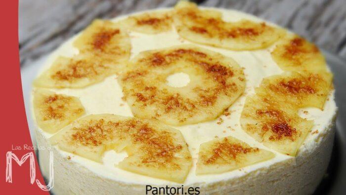 Tarta Piña Facil Sin Horno