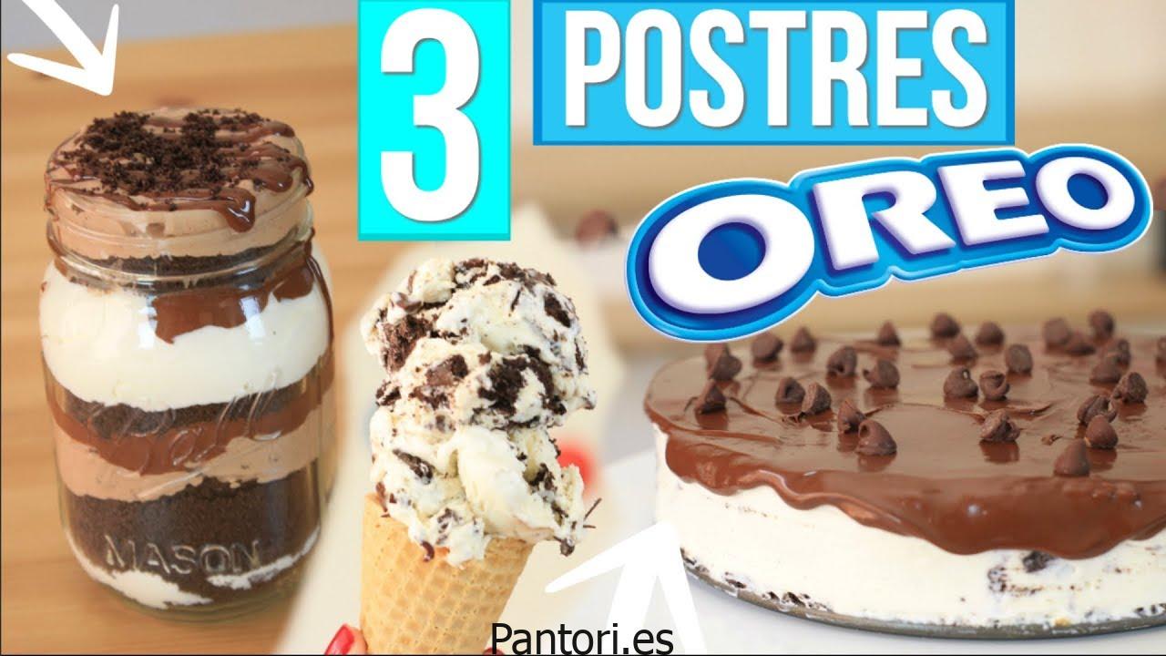 3 Postres Sin Horno