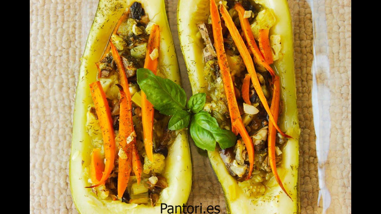 Calabacin Relleno Sin Horno