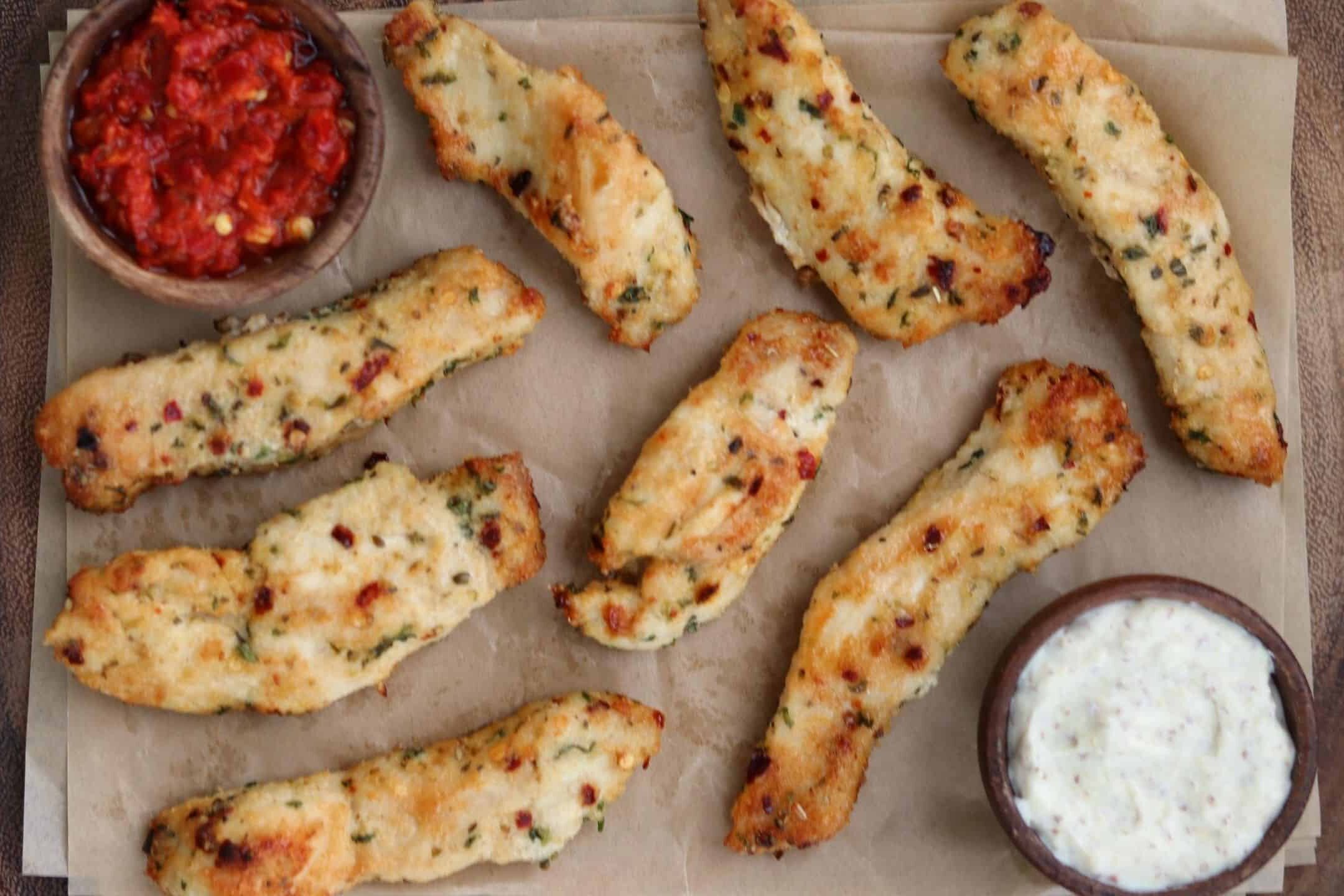 Tiras de pollo perfectamente crujientes en minutos con tu freidora de aire