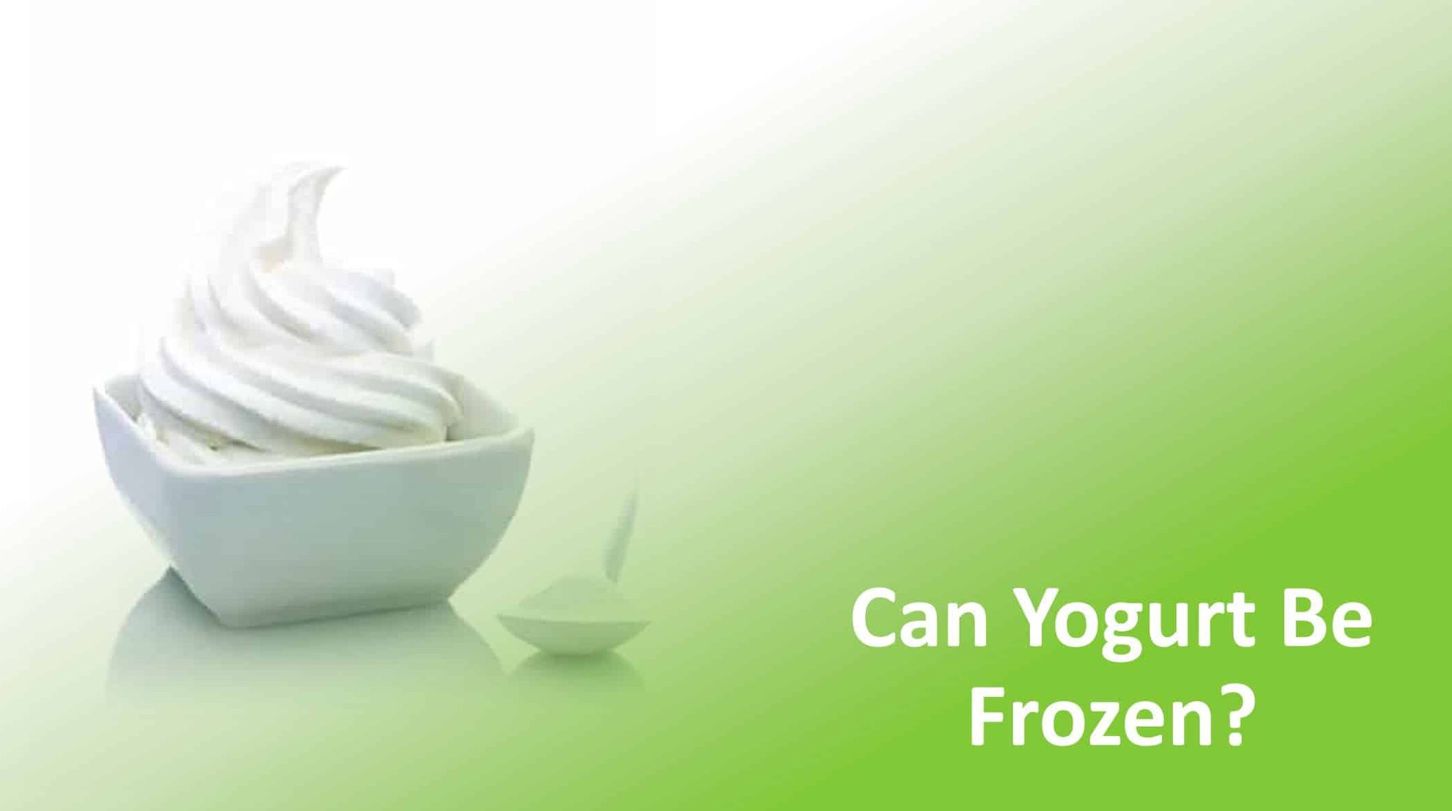 Yogurt congelado: ¿es seguro descongelarlo? Descubre la respuesta aquí
